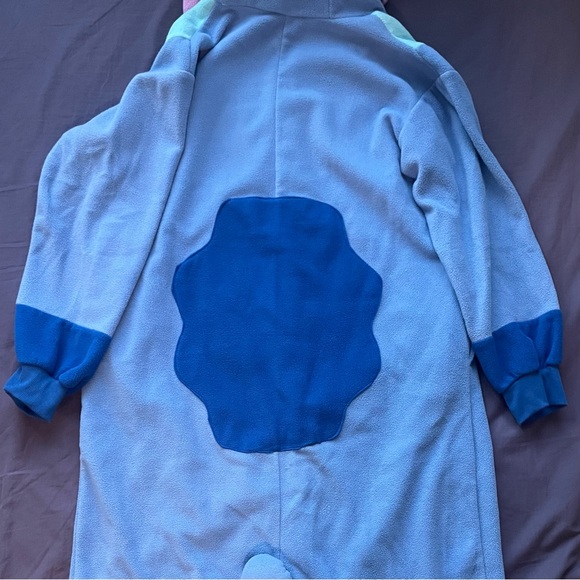 Disney Stitch Fleece Onesie with Hoodie Size Women S/M or Men's S - Picture 5 of 9